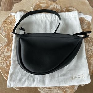 The Row Small Slouchy Banana Bag in Leather